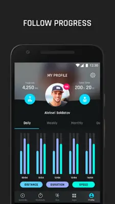 MoonRun Fitness android App screenshot 4